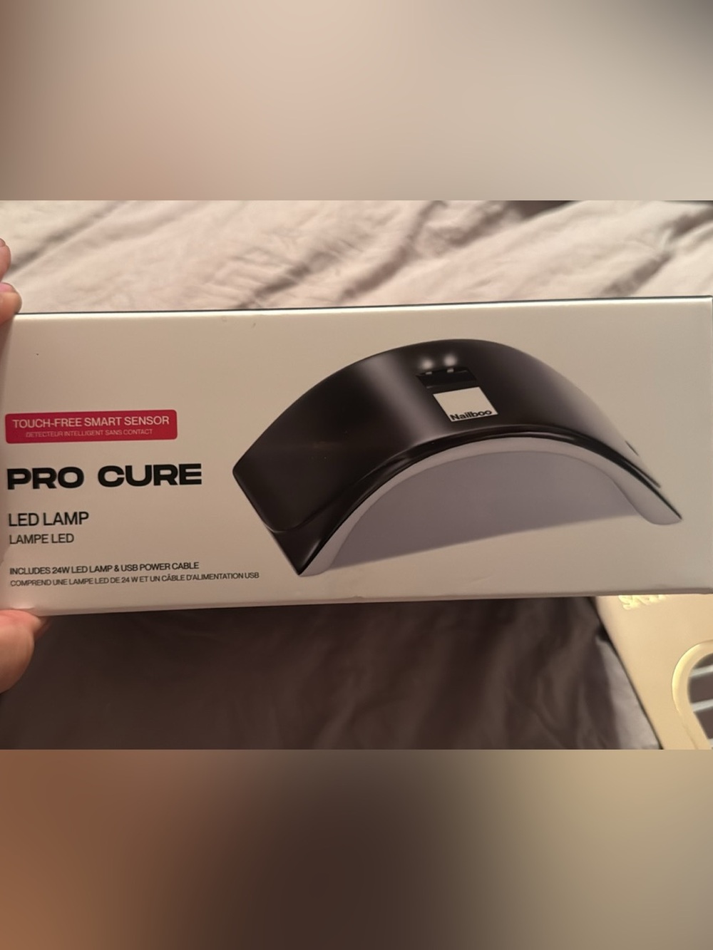 LED Nail Lamp - Black Touchless Sensor